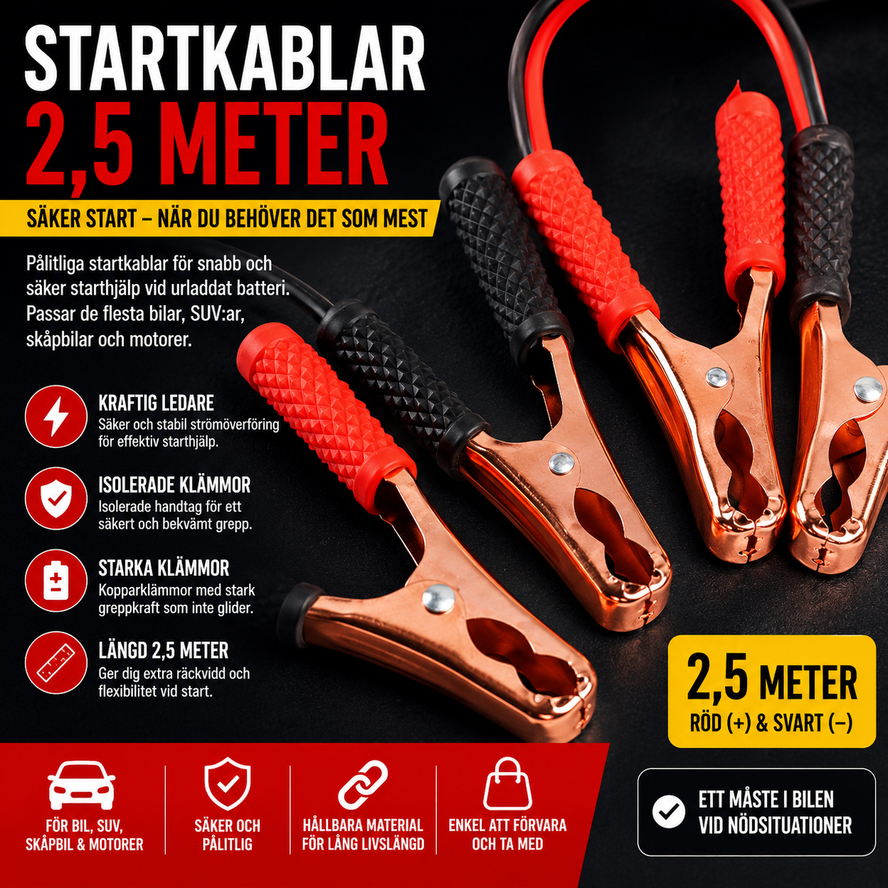 23-delars multifunktionsverktygssats för bil och nödsituationer - Image 6
