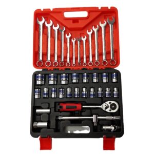 37-delars hylsnyckelsats 1/4"